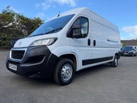 USED 2022 22 PEUGEOT BOXER 2.2 BlueHDi 335 Professional Panel Van 5dr Diesel Manual L3 H2 Euro 6 (s/s) (140 ps) 1 OWNER ONLY 22K FULL PEUGEOT SERVICE HISTORY COMES WITH 1 YEARS MOT AND SERVICE