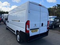 USED 2022 22 PEUGEOT BOXER 2.2 BlueHDi 335 Professional Panel Van 5dr Diesel Manual L3 H2 Euro 6 (s/s) (140 ps) 1 OWNER ONLY 22K FULL PEUGEOT SERVICE HISTORY COMES WITH 1 YEARS MOT AND SERVICE