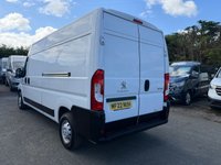 USED 2022 22 PEUGEOT BOXER 2.2 BlueHDi 335 Professional Panel Van 5dr Diesel Manual L3 H2 Euro 6 (s/s) (140 ps) 1 OWNER ONLY 22K FULL PEUGEOT SERVICE HISTORY COMES WITH 1 YEARS MOT AND SERVICE