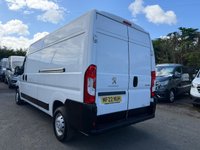 USED 2022 22 PEUGEOT BOXER 2.2 BlueHDi 335 Professional Panel Van 5dr Diesel Manual L3 H2 Euro 6 (s/s) (140 ps) 1 OWNER ONLY 22K FULL PEUGEOT SERVICE HISTORY COMES WITH 1 YEARS MOT AND SERVICE