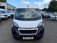 USED 2022 22 PEUGEOT BOXER 2.2 BlueHDi 335 Professional Panel Van 5dr Diesel Manual L3 H2 Euro 6 (s/s) (140 ps) 1 OWNER ONLY 22K FULL PEUGEOT SERVICE HISTORY COMES WITH 1 YEARS MOT AND SERVICE