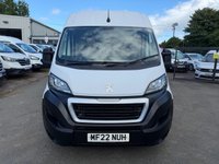 USED 2022 22 PEUGEOT BOXER 2.2 BlueHDi 335 Professional Panel Van 5dr Diesel Manual L3 H2 Euro 6 (s/s) (140 ps) 1 OWNER ONLY 22K FULL PEUGEOT SERVICE HISTORY COMES WITH 1 YEARS MOT AND SERVICE