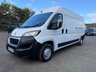 USED 2022 22 PEUGEOT BOXER 2.2 BlueHDi 335 Professional Panel Van 5dr Diesel Manual L3 H2 Euro 6 (s/s) (140 ps) 1 OWNER ONLY 22K FULL PEUGEOT SERVICE HISTORY COMES WITH 1 YEARS MOT AND SERVICE