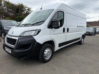 USED 2022 22 PEUGEOT BOXER 2.2 BlueHDi 335 Professional Panel Van 5dr Diesel Manual L3 H2 Euro 6 (s/s) (140 ps) 1 OWNER FULL PEUGEOT SERVICE HISTORY SAT NAV AIR CON 44K COMES WITH 1 YEARS MOT AND SERVICE