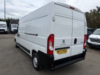 USED 2022 22 PEUGEOT BOXER 2.2 BlueHDi 335 Professional Panel Van 5dr Diesel Manual L3 H2 Euro 6 (s/s) (140 ps) 1 OWNER FULL PEUGEOT SERVICE HISTORY SAT NAV AIR CON 44K COMES WITH 1 YEARS MOT AND SERVICE