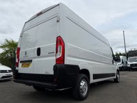 USED 2022 22 PEUGEOT BOXER 2.2 BlueHDi 335 Professional Panel Van 5dr Diesel Manual L3 H2 Euro 6 (s/s) (140 ps) 1 OWNER FULL PEUGEOT SERVICE HISTORY SAT NAV AIR CON 44K COMES WITH 1 YEARS MOT AND SERVICE