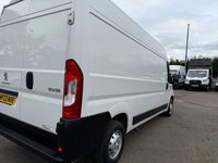 USED 2022 22 PEUGEOT BOXER 2.2 BlueHDi 335 Professional Panel Van 5dr Diesel Manual L3 H2 Euro 6 (s/s) (140 ps) 1 OWNER FULL PEUGEOT SERVICE HISTORY SAT NAV AIR CON 44K COMES WITH 1 YEARS MOT AND SERVICE