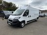 USED 2022 22 PEUGEOT BOXER 2.2 BlueHDi 335 Professional Panel Van 5dr Diesel Manual L3 H2 Euro 6 (s/s) (140 ps) 1 OWNER FULL PEUGEOT SERVICE HISTORY SAT NAV AIR CON 44K COMES WITH 1 YEARS MOT AND SERVICE