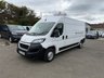 USED 2022 22 PEUGEOT BOXER 2.2 BlueHDi 335 Professional Panel Van 5dr Diesel Manual L3 H2 Euro 6 (s/s) (140 ps) 1 OWNER FULL PEUGEOT SERVICE HISTORY SAT NAV AIR CON 44K COMES WITH 1 YEARS MOT AND SERVICE