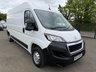 USED 2022 22 PEUGEOT BOXER 2.2 BlueHDi 335 Professional Panel Van 5dr Diesel Manual L3 H2 Euro 6 (s/s) (140 ps) 1 OWNER FULL PEUGEOT SERVICE HISTORY SAT NAV AIR CON 44K COMES WITH 1 YEARS MOT AND SERVICE