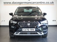 USED 2020 70 SEAT ATECA 1.5 TSI EVO XPERIENCE SUV 5dr Petrol DSG Euro 6 (s/s) (150 ps) NEW SHAPE ATECA WITH A GREAT SPECIFICATION LIST - COMES WITH A FULL SERVICE HISTORY + SATELLITE NAVIGATION + APPLE CARPLAY / ANDROID AUTO + REAR VIEW CAMERA + TOUCH SCREEN MEDIA DISPLAY + BLUETOOTH PHONE AND MEDIA CONNECTIVITY + DAB DIGITAL RADIO + AUTOMATIC LED HEADLIGHTS + APPS CONTROL + MIRROR LINK + LEATHER MULTI FUNCTIONAL STEERING WHEEL + FRONT AND REAR PARKING SENSORS + ADAPTIVE CRUISE CONTROL + VOICE COMMAND + AUTOMATIC WIPERS WITH RAIN SENSOR + LED DAY TIME RUNNING LIGHTS + ECO STOP STA