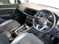USED 2020 70 SEAT ATECA 1.5 TSI EVO XPERIENCE SUV 5dr Petrol DSG Euro 6 (s/s) (150 ps) NEW SHAPE ATECA WITH A GREAT SPECIFICATION LIST - COMES WITH A FULL SERVICE HISTORY + SATELLITE NAVIGATION + APPLE CARPLAY / ANDROID AUTO + REAR VIEW CAMERA + TOUCH SCREEN MEDIA DISPLAY + BLUETOOTH PHONE AND MEDIA CONNECTIVITY + DAB DIGITAL RADIO + AUTOMATIC LED HEADLIGHTS + APPS CONTROL + MIRROR LINK + LEATHER MULTI FUNCTIONAL STEERING WHEEL + FRONT AND REAR PARKING SENSORS + ADAPTIVE CRUISE CONTROL + VOICE COMMAND + AUTOMATIC WIPERS WITH RAIN SENSOR + LED DAY TIME RUNNING LIGHTS + ECO STOP STA
