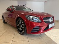 USED 2019 19 MERCEDES-BENZ C-CLASS 2.0 C300 AMG Line (Premium) Coupe 2dr Petrol G-Tronic+ Euro 6 (s/s) (258 ps) BLACK HALF ANTHRACITE & SUEDE LEATHER, STAELLITE NAVIGATION, CLIMATE CONTROL, ELECTRIC FOLDING MIRRORS, FRONT & REAR PARKING SENSORS, MULTI FUNCTION STEERING WHEEL, CRUISE CONTROL, BLUETOOTH, MERCEDES ME CONNECT, HEATED FRONT SEATS, CUP HOLDER, 19&rdquo; ALLOY WHEELS, DAB