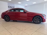 USED 2019 19 MERCEDES-BENZ C-CLASS 2.0 C300 AMG Line (Premium) Coupe 2dr Petrol G-Tronic+ Euro 6 (s/s) (258 ps) BLACK HALF ANTHRACITE & SUEDE LEATHER, STAELLITE NAVIGATION, CLIMATE CONTROL, ELECTRIC FOLDING MIRRORS, FRONT & REAR PARKING SENSORS, MULTI FUNCTION STEERING WHEEL, CRUISE CONTROL, BLUETOOTH, MERCEDES ME CONNECT, HEATED FRONT SEATS, CUP HOLDER, 19&rdquo; ALLOY WHEELS, DAB