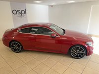 USED 2019 19 MERCEDES-BENZ C-CLASS 2.0 C300 AMG Line (Premium) Coupe 2dr Petrol G-Tronic+ Euro 6 (s/s) (258 ps) BLACK HALF ANTHRACITE & SUEDE LEATHER, STAELLITE NAVIGATION, CLIMATE CONTROL, ELECTRIC FOLDING MIRRORS, FRONT & REAR PARKING SENSORS, MULTI FUNCTION STEERING WHEEL, CRUISE CONTROL, BLUETOOTH, MERCEDES ME CONNECT, HEATED FRONT SEATS, CUP HOLDER, 19&rdquo; ALLOY WHEELS, DAB