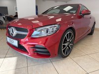 USED 2019 19 MERCEDES-BENZ C-CLASS 2.0 C300 AMG Line (Premium) Coupe 2dr Petrol G-Tronic+ Euro 6 (s/s) (258 ps) BLACK HALF ANTHRACITE & SUEDE LEATHER, STAELLITE NAVIGATION, CLIMATE CONTROL, ELECTRIC FOLDING MIRRORS, FRONT & REAR PARKING SENSORS, MULTI FUNCTION STEERING WHEEL, CRUISE CONTROL, BLUETOOTH, MERCEDES ME CONNECT, HEATED FRONT SEATS, CUP HOLDER, 19&rdquo; ALLOY WHEELS, DAB