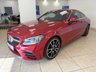 USED 2019 19 MERCEDES-BENZ C-CLASS 2.0 C300 AMG Line (Premium) Coupe 2dr Petrol G-Tronic+ Euro 6 (s/s) (258 ps) BLACK HALF ANTHRACITE & SUEDE LEATHER, STAELLITE NAVIGATION, CLIMATE CONTROL, ELECTRIC FOLDING MIRRORS, FRONT & REAR PARKING SENSORS, MULTI FUNCTION STEERING WHEEL, CRUISE CONTROL, BLUETOOTH, MERCEDES ME CONNECT, HEATED FRONT SEATS, CUP HOLDER, 19&rdquo; ALLOY WHEELS, DAB