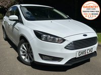 USED 2015 15 FORD FOCUS 1.5 TDCi Titanium Hatchback 5dr Diesel Manual Euro 6 (s/s) (120 ps) &pound;750 Extras, ULEX, Touchscreen