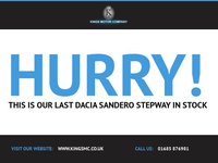 USED 2017 66 DACIA SANDERO STEPWAY 1.5 dCi Laureate Hatchback 5dr Diesel Manual Euro 6 (s/s) (90 ps) FSH, NEW MOT UPON SALE, 20 Tax, FSH, 74.3 MPG, Park Assist