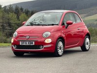 USED 2018 18 FIAT 500 1.2 Lounge Hatchback 3dr Petrol Manual Euro 6 (s/s) (69 bhp) Air con, Nav, Panoramic Roof, Apple Car Play