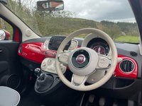 USED 2018 18 FIAT 500 1.2 Lounge Hatchback 3dr Petrol Manual Euro 6 (s/s) (69 bhp) Air con, Nav, Panoramic Roof, Apple Car Play