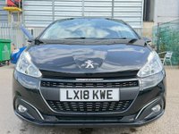 USED 2018 18 PEUGEOT 208 1.2 PureTech Black Edition Euro 6 3dr LOW MILES NEW MOT ULEZ
