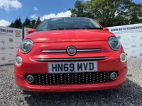 USED 2019 69 FIAT 500 1.2 Lounge Hatchback 3dr Petrol Manual Euro 6 (s/s) (69 bhp) 
