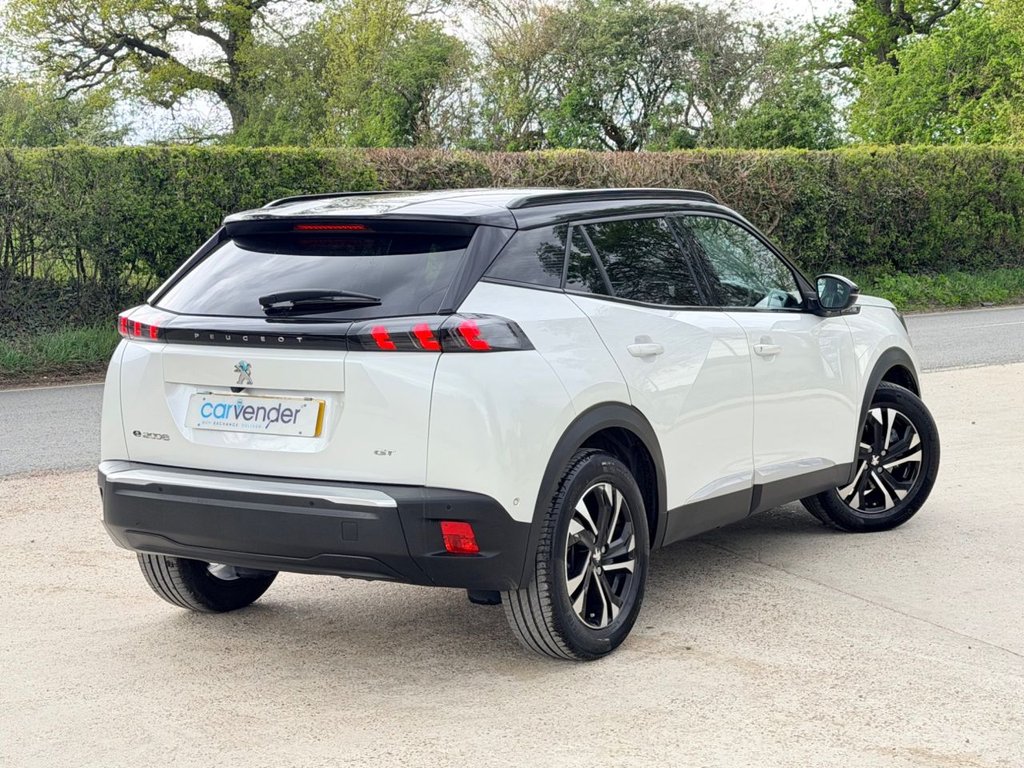 USED 2021 71 PEUGEOT E-2008 50kWh GT SUV 5dr Electric Auto (136 ps) 2 Owners|NaV|R.F Sensor|Camera|Apple CarPlay/Android Auto|Cruise|Half Leather Seats|