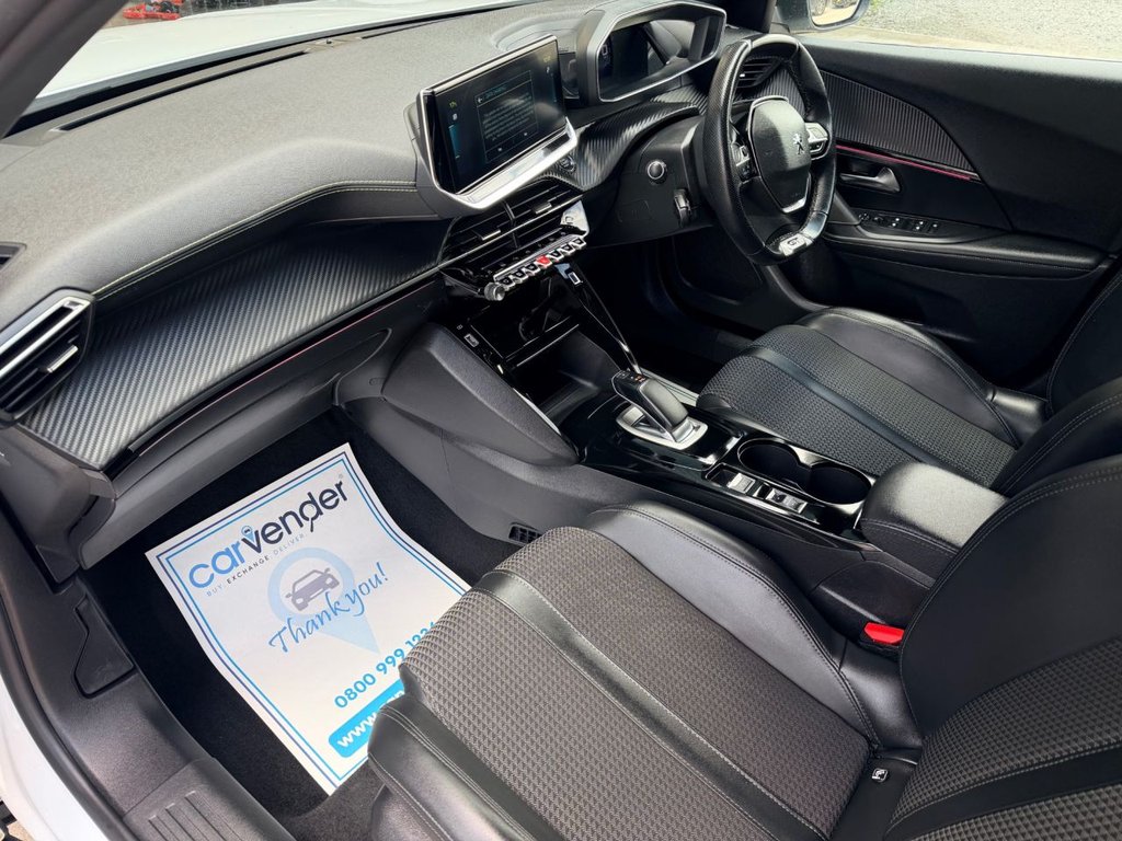 USED 2021 71 PEUGEOT E-2008 50kWh GT SUV 5dr Electric Auto (136 ps) 2 Owners|NaV|R.F Sensor|Camera|Apple CarPlay/Android Auto|Cruise|Half Leather Seats|