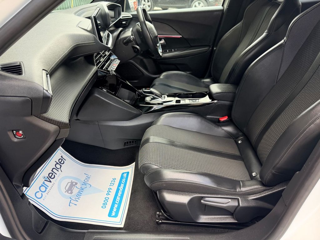 USED 2021 71 PEUGEOT E-2008 50kWh GT SUV 5dr Electric Auto (136 ps) 2 Owners|NaV|R.F Sensor|Camera|Apple CarPlay/Android Auto|Cruise|Half Leather Seats|