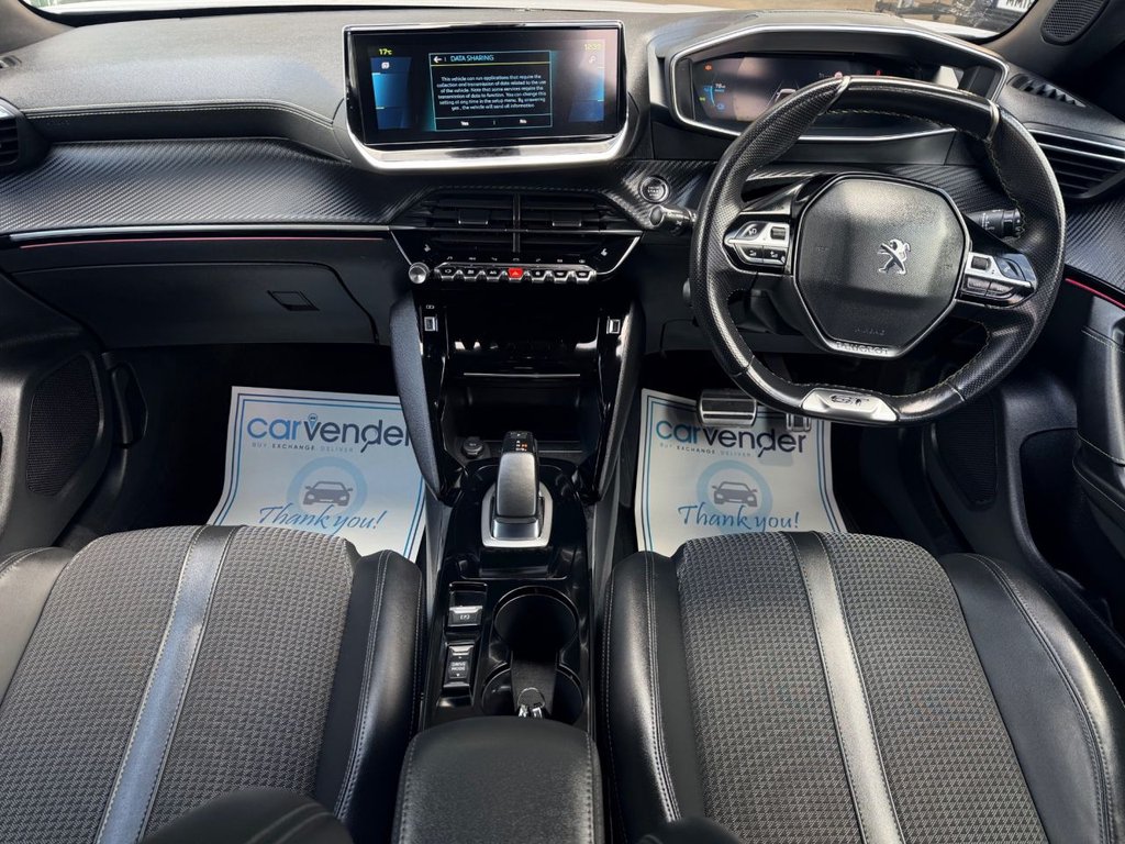 USED 2021 71 PEUGEOT E-2008 50kWh GT SUV 5dr Electric Auto (136 ps) 2 Owners|NaV|R.F Sensor|Camera|Apple CarPlay/Android Auto|Cruise|Half Leather Seats|