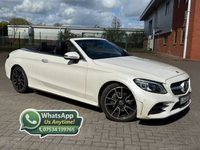 USED 2020 20 MERCEDES-BENZ C-CLASS 1.5 C200 MHEV AMG Line (Premium Plus) Cabriolet 2dr Petrol G-Tronic+ Euro 6 (s/s) (198 ps) DIGITAL DASH, NAV, CRUISE, CLIMATE
