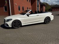 USED 2020 20 MERCEDES-BENZ C-CLASS 1.5 C200 MHEV AMG Line (Premium Plus) Cabriolet 2dr Petrol G-Tronic+ Euro 6 (s/s) (198 ps) DIGITAL DASH, NAV, CRUISE, CLIMATE