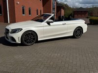 USED 2020 20 MERCEDES-BENZ C-CLASS 1.5 C200 MHEV AMG Line (Premium Plus) Cabriolet 2dr Petrol G-Tronic+ Euro 6 (s/s) (198 ps) DIGITAL DASH, NAV, CRUISE, CLIMATE