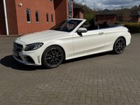 USED 2020 20 MERCEDES-BENZ C-CLASS 1.5 C200 MHEV AMG Line (Premium Plus) Cabriolet 2dr Petrol G-Tronic+ Euro 6 (s/s) (198 ps) DIGITAL DASH, NAV, CRUISE, CLIMATE
