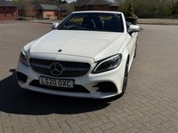 USED 2020 20 MERCEDES-BENZ C-CLASS 1.5 C200 MHEV AMG Line (Premium Plus) Cabriolet 2dr Petrol G-Tronic+ Euro 6 (s/s) (198 ps) DIGITAL DASH, NAV, CRUISE, CLIMATE