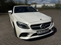 USED 2020 20 MERCEDES-BENZ C-CLASS 1.5 C200 MHEV AMG Line (Premium Plus) Cabriolet 2dr Petrol G-Tronic+ Euro 6 (s/s) (198 ps) DIGITAL DASH, NAV, CRUISE, CLIMATE