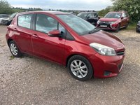 USED 2014 14 TOYOTA YARIS 1.33 Dual VVT-i Icon Hatchback 5dr Petrol Manual Euro 5 (99 ps) LOW MILEAGE, SAT NAV FITTED