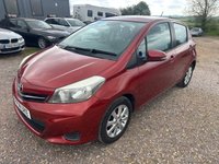 USED 2014 14 TOYOTA YARIS 1.33 Dual VVT-i Icon Hatchback 5dr Petrol Manual Euro 5 (99 ps) LOW MILEAGE, SAT NAV FITTED