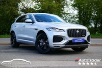 USED 2022 72 JAGUAR F-PACE 2.0 D200 MHEV R-Dynamic S SUV 5dr Diesel Auto AWD Euro 6 (s/s) (204 ps) HABUKA SILVER METALLIC PAINTWORK + HEATED STEERING WHEEL + APPLE CARPLAY