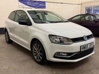 USED 2016 65 VOLKSWAGEN POLO 1.2 TSI BlueMotion Tech SE Design Hatchback 3 Door Petrol Manual Euro 6 (s/s) (90 ps) 9 SERVICES TO 35,486 MILES