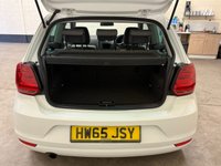 USED 2016 65 VOLKSWAGEN POLO 1.2 TSI BlueMotion Tech SE Design Hatchback 3 Door Petrol Manual Euro 6 (s/s) (90 ps) 9 SERVICES TO 35,486 MILES