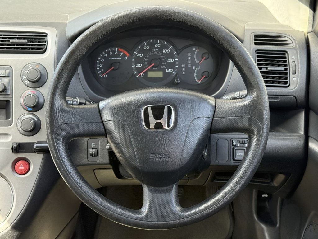USED 2002 52 HONDA CIVIC 1.6 i-VTEC SE Hatchback 5dr Petrol Automatic (172 g/km, 108 bhp) Hatchback