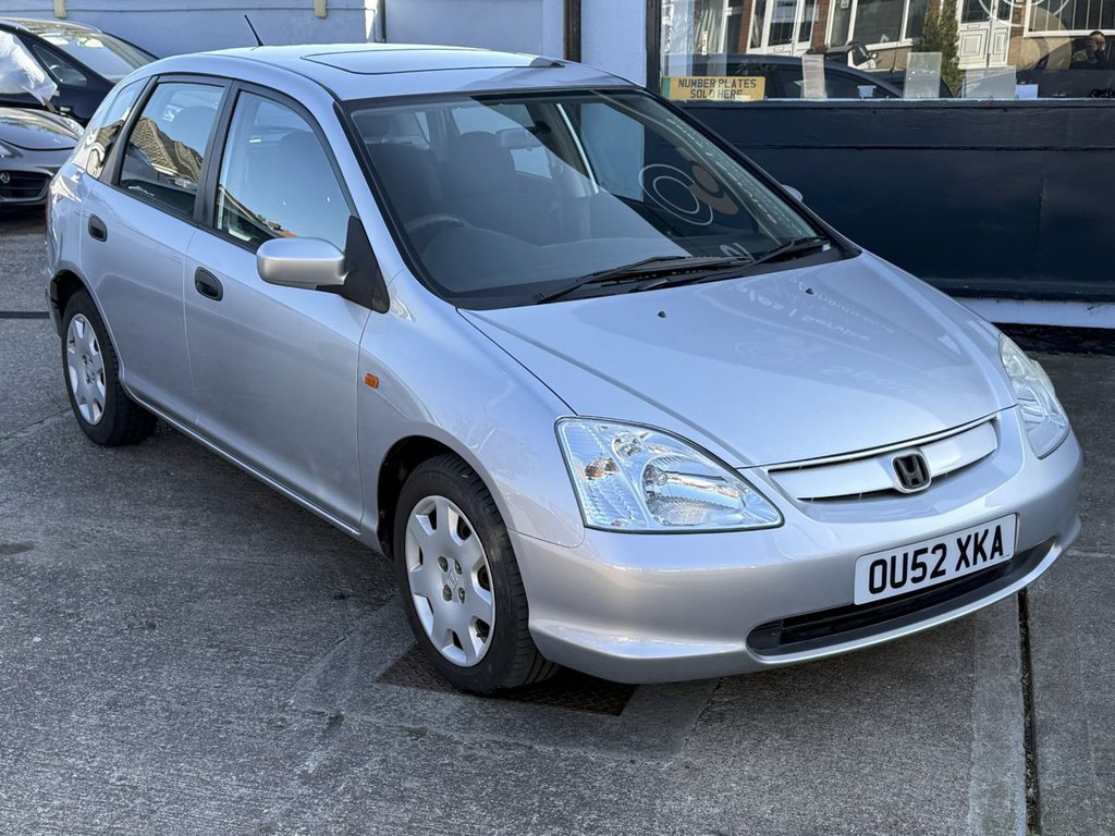 USED 2002 52 HONDA CIVIC 1.6 i-VTEC SE Hatchback 5dr Petrol Automatic (172 g/km, 108 bhp) Hatchback