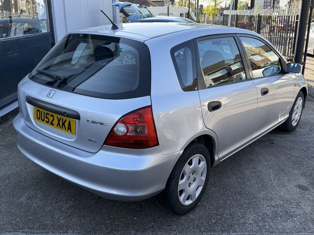 USED 2002 52 HONDA CIVIC 1.6 i-VTEC SE Hatchback 5dr Petrol Automatic (172 g/km, 108 bhp) Hatchback