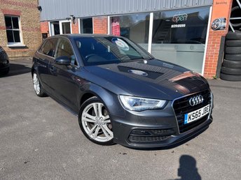 2015 AUDI A3 1.4 TFSI CoD S line Sportback 5dr Petrol S Tronic Euro 6 (s/s) (Nav) (150 ps) &pound;8629.00