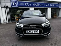 USED 2017 66 AUDI Q3 2.0 TDI S line Edition SUV 5dr Diesel S Tronic quattro Euro 6 (s/s) (150 ps) 