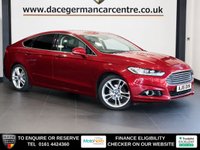 USED 2015 15 FORD MONDEO 2.0 TDCi Titanium Hatchback 5dr Diesel Powershift Euro 6 (s/s) (180 ps) SATELLITE NAVIGATION + REAR VIEW CAMERA + BLUETOOTH MEDIA STREAMING + IN CAR ENTERTAINMENT WITH TOUCH SCREEN MEDIA DISPLAY + DUAL ZONE CLIMATE CONTROL + AIR CONDITIONING + AUTOMATIC ADAPTIVE LED HEADLIGHTS + AUTOMATIC WIPERS WITH RAIN SENSOR + LANE ASSIST + FRONT AND REAR PARKING SENSORS + ECO STOP START SYSTEM + CRUISE CONTROL + KEYLESS ENTRY / KEYLESS START + PRIVACY GLASS + HEATED WINDSCREEN + ELECTRICALLY DJUSTABLE LEATHER MULTIFUNCTIONAL STEERING WHEEL + ECO STOP START SYSTEM