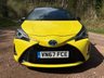 USED 2017 67 TOYOTA YARIS 1.5 VVT-h Yellow Bi-Tone Limited Edition Hatchback 5dr Petrol Hybrid E-CVT Euro 6 (s/s) (100 ps) 1 owner FSH Automatic HYBRID with low milege - Rear camera, DAB, Bluetooth