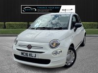 USED 2016 16 FIAT 500 1.2 Pop Hatchback 3dr Petrol Manual Euro 6 (s/s) (69 bhp) HERE AT MOTOR SWITCH YOUR NEW MOTOR IS JUST A SWITCH AWAY WITH THIS FIAT 500 POP HATCHBACK 3DR 1.2 PETROL MANUAL EURO 6, WHICH COMES WITH A FULL 12 MONTHS NATIONWIDE WARRANTY AND ALSO COMES WITH A FULL 12 MONTHS MOT, THIS VEHICLE WILL ALSO BE FRESHLY SERVICED BEFORE IT LEAVES US TO BRING IT BACK UP TO DATE, ALSO COMES WITH 2 KEYS AND HAS LOW MILEAGE, WITH ONLY 1 FORMER KEEPER, FINANCE AVAILABLE FROM 10.9% APR, DELIVERY AVAILABLE, PART EX WELCOME, FULLY VALETED USING AUTO SMART PRODUCTS HPI CLEAR